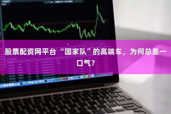 股票配资网平台 “国家队”的高端车，为何总差一口气？